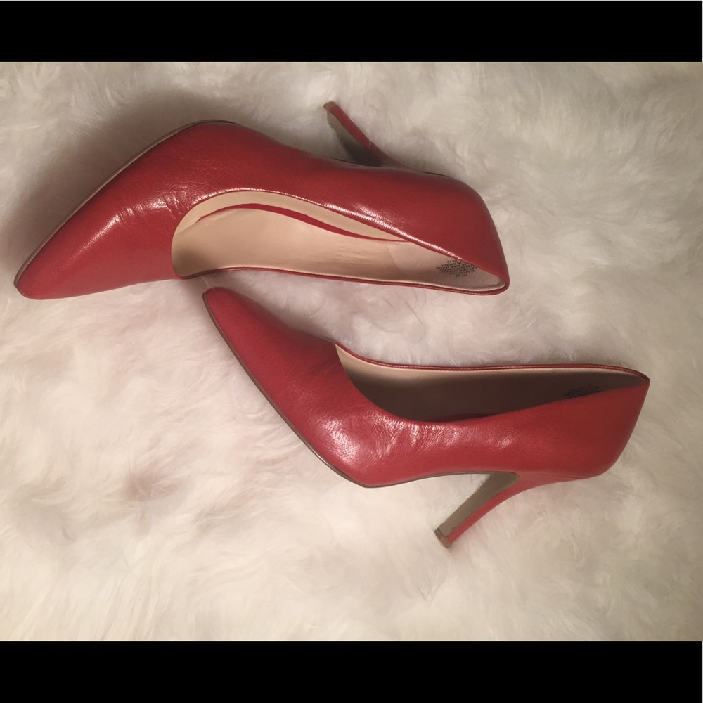 Nine West Garisono - Burnt Coral Heel Sz 10M
